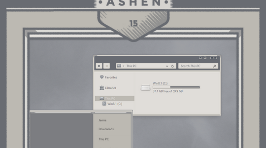 Ashen Windows 8.1 Visual Style