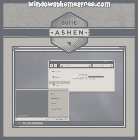 Download Free Ashen Windows 8.1 Visual Style