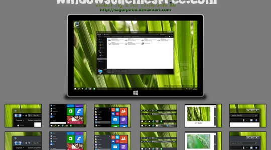 Different Touch 10 Windows 10 Visual Style